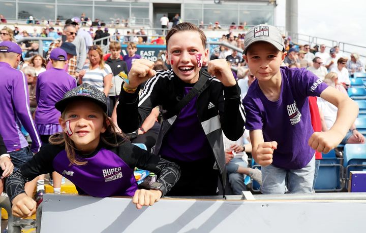 Fans at The Hundred
